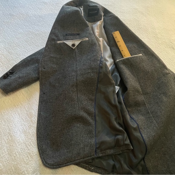 Banana Republic Charcoal Blazer Size 38 Short 
Business Casual- Modern Slim Fit - Picture 6 of 10